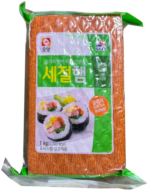 사조오양 김밥속햄 세절햄 1kg, 1개