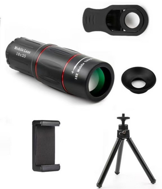 Mobile Lens 手機長焦鏡頭 18倍光學變焦望遠鏡, 1cm