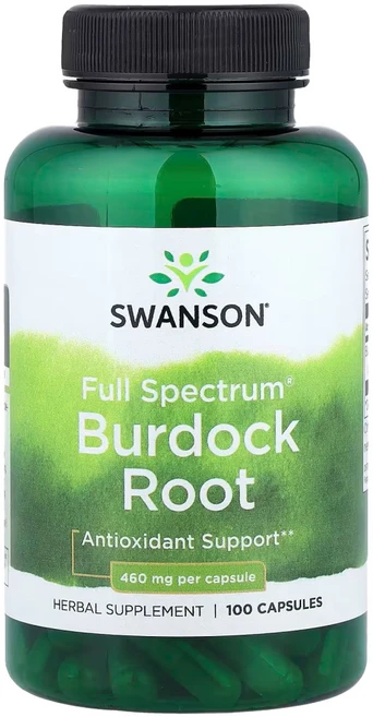 스완슨 우엉뿌리 460mg 100캡슐 Swanson, 1개, 100정 - 쿠팡