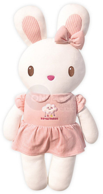 (선물완구) 원앤원 콩지래빗 오가닉인형 66cm 토끼 봉제인형 수면인형, 1개