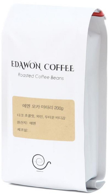 이다원 예멘 모카 마타리 커피 원두 200g, 홀빈(분쇄안함), 1개