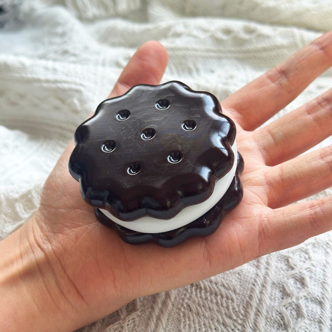 말랑쫀득 초코 쿠키 말랑이장난감 주물럭 말랑이 젤리볼 스트레스해소 스트레스볼 슬라임 주물럭 스트레스 해소 장난감 스트레스볼 슬라임, 초콜릿 색상