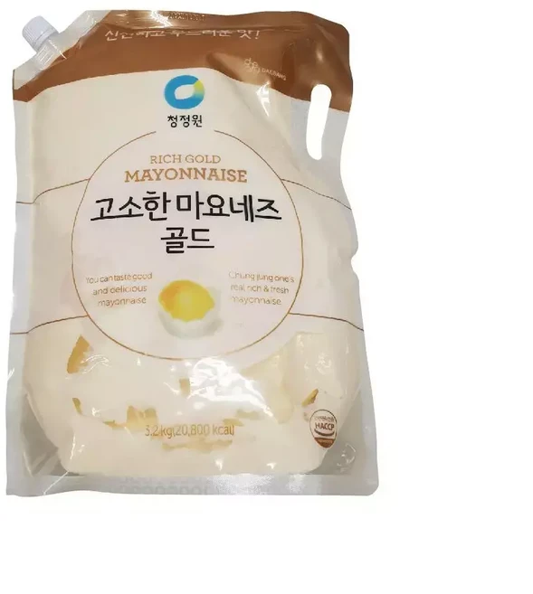 청정원 고소한 마요네즈 골드 스파우트 3.2kg 1box(4개), 1세트