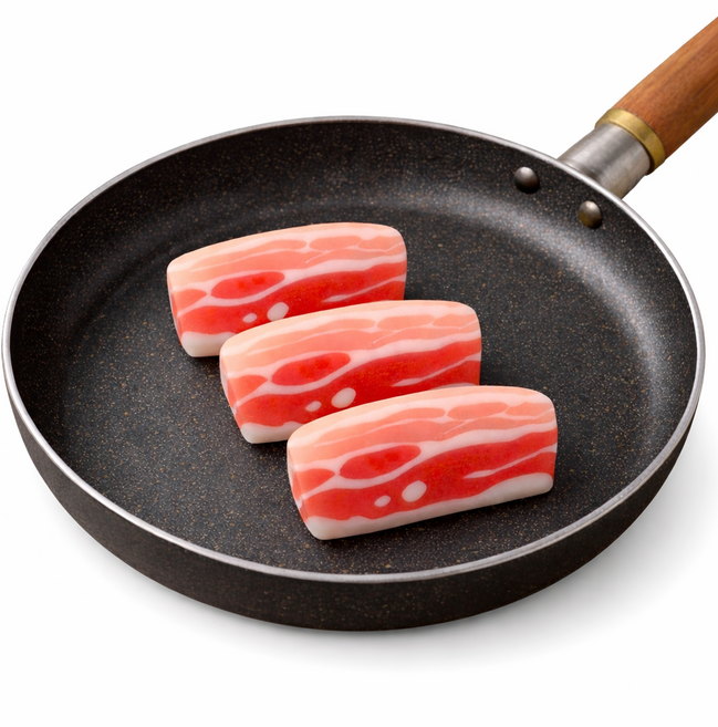 잘 지워지는 명품 삼겹살 지우개, 3개, 낱개포장