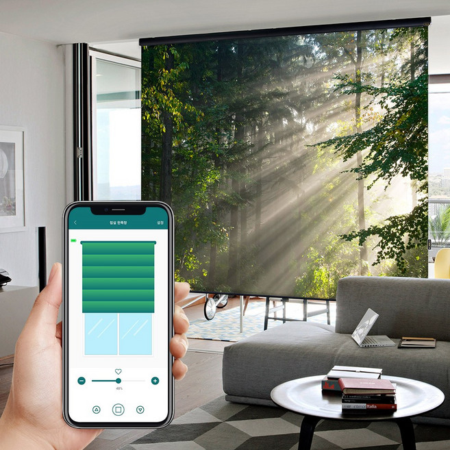 아라크네 전동스크린(앱사용) 블랙프리미엄 111인치
