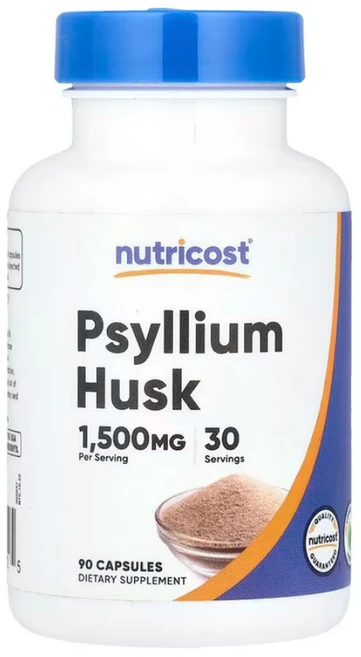 뉴트리코스트 차전자피 500mg, 1개, 90정 - 쿠팡