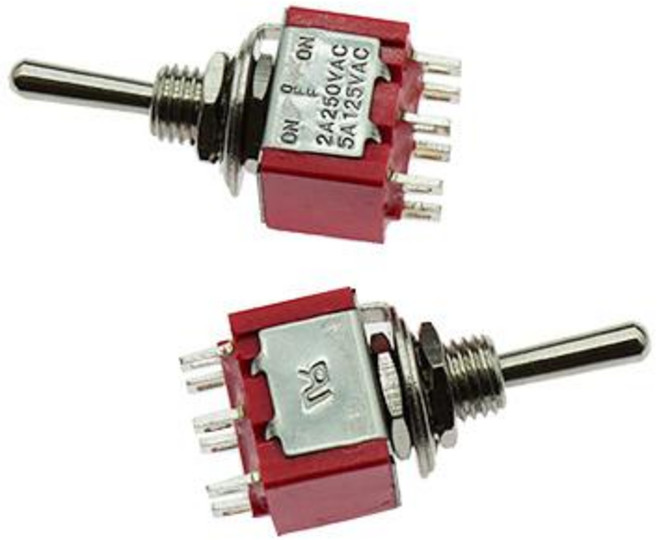 토글스위치 MTS-223 3단6P, 1개