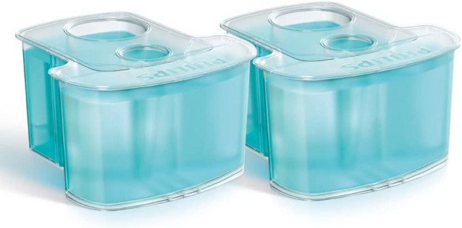 해외 구매대행 필립스 9000 시리즈 면도기 세척액 세척카트리지 JC302/51 4개세트 일본발송