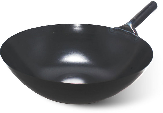 중화요리 철 북경팬 튀김팬 볶음팬, 쇠손잡이48cm, 1개