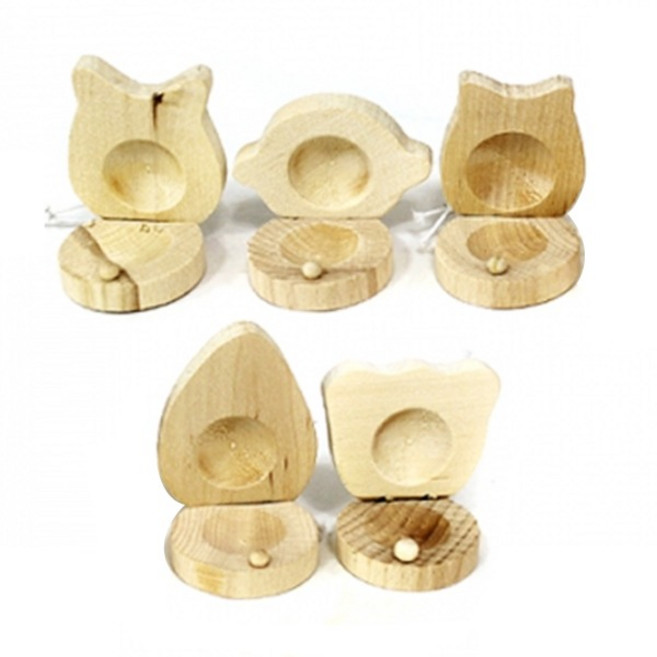 그리기캐스터네츠 나무 5모양 5개입 나무공예