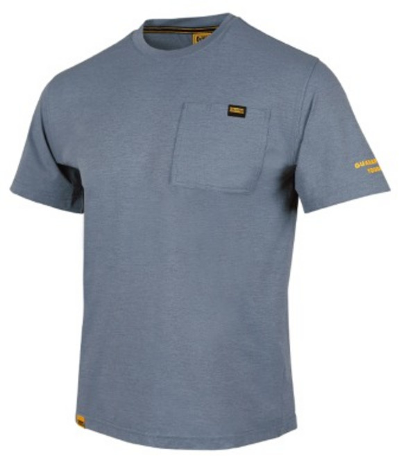 디월트 여름 반팔티 노바토 블루 그레이 DWC264-004 워크웨어 케주얼 라운드티셔츠 반팔티셔츠 작업복