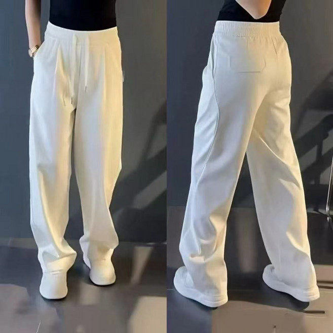 십전십미 가을 남자 캐주얼 바지 트레이닝 슬림 스판 슬랙스