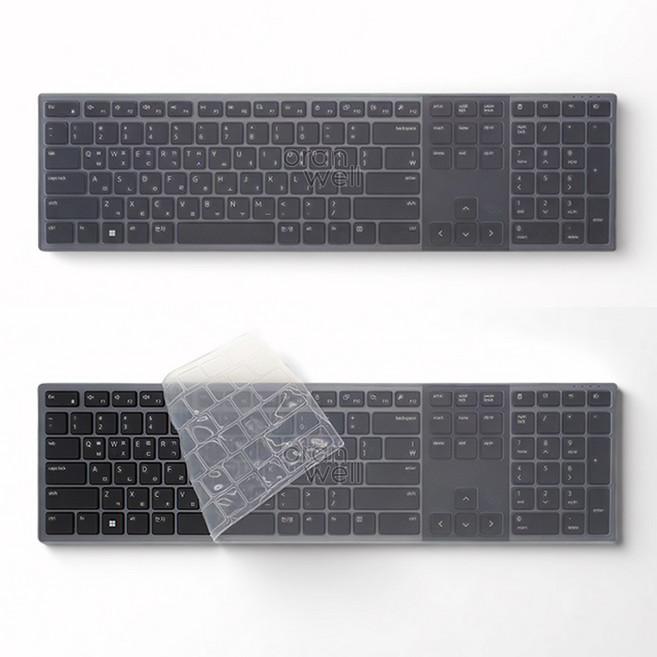 오랜웰 델 DELL KB900 KM900전용 한글자판버전 키보드덮개 커버 키스킨(71), 1개