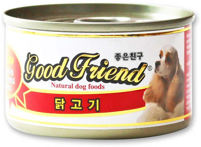 굿프렌드 애견용 간식 캔, 닭고기, 24개, 100g