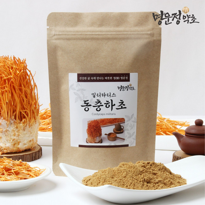 명문정약초 동충하초 가루 국내산, 1개, 150g