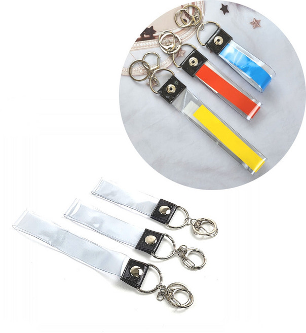 공연 콘서트 입장권 티켓 띠지 은테이프 긴테 굿즈 보관 키링 키홀더, B