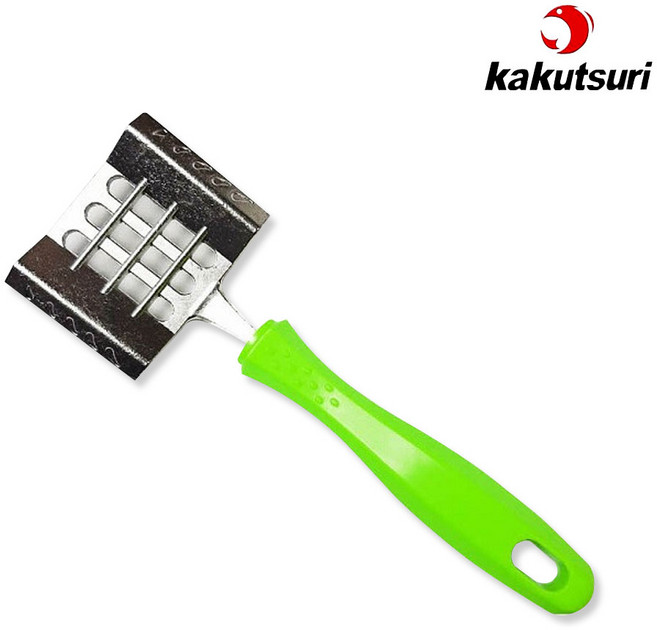 카쿠쯔리 비늘 제거기 날개형 비늘치기 생선손질, 1개, 블랙