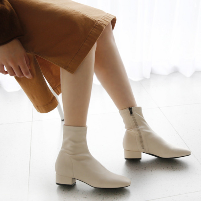 가이아슈 여성용 테일러 발편한 앵클부츠 3cm