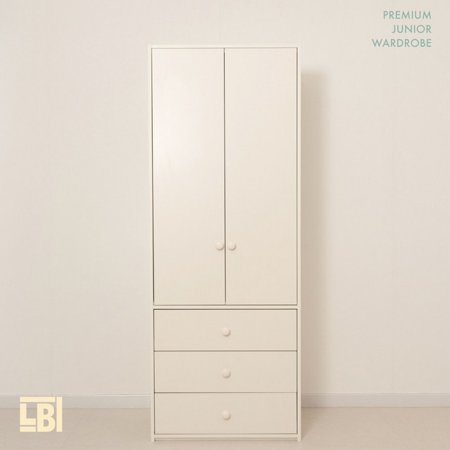 리엘비 안나 SE0등급 아기옷장 주니어옷장 서랍형옷장 키큰장, 포함, 크림화이트