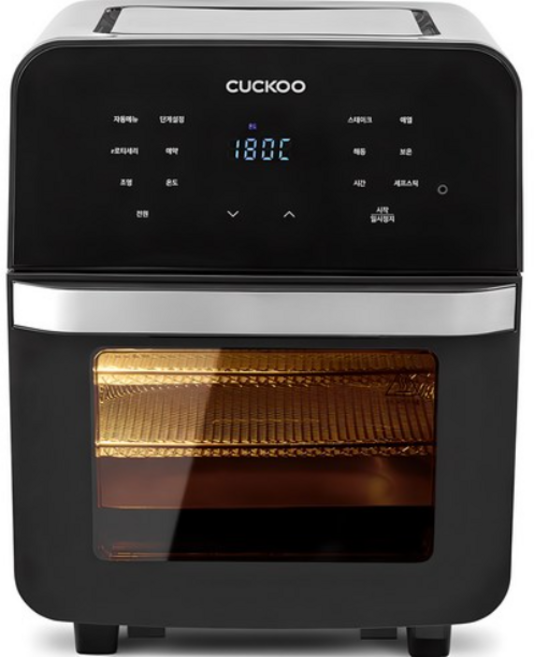 쿠쿠 오븐형 에어프라이어 14L CAFO-A1410TB, 블랙
