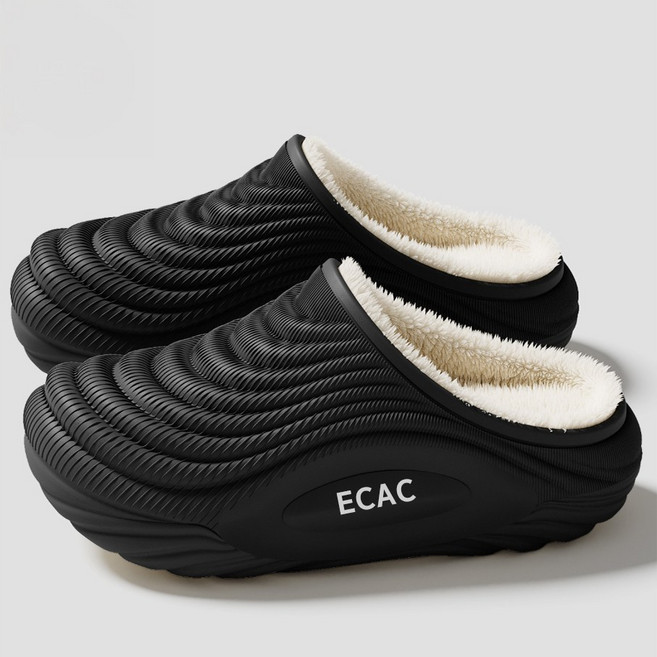 메종드리빙 가벼운 발편한 따뜻한 리커버리 무중력 쿠션 족적근막 겨울 EVA 털슬리퍼