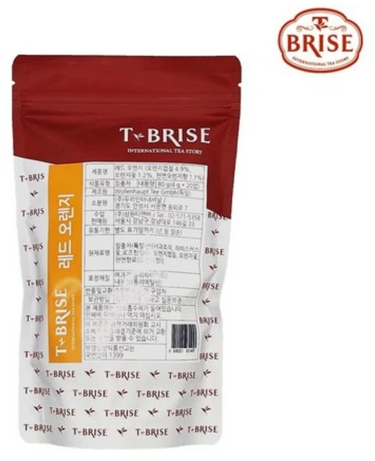 브리즈 레드오렌지 20티백, 20개입, 20개입, 1개 - 쿠팡