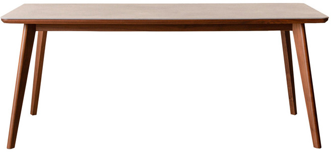 몽키우드 리얼 월넛 세라믹 테이블, 1600, 미네랄그레이