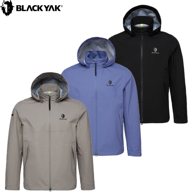 블랙야크 남성 경량 봄 등산 방수점퍼 AWC 트레블 레인자켓 1BYJKSV002
