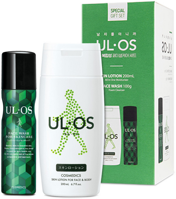 우르오스 페이셜 케어 지복합성 2종 세트, 1세트, 선택:A_지복합성(로션200ml+페이스워시100g)