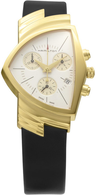 [병행 수입품] Ventura Quartz 5 35MM Watch H24422751 [해밀턴] 시계 벤츄라 실버