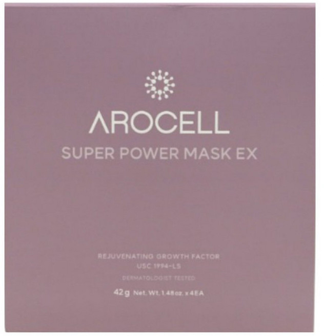 아로셀 마스크팩 슈퍼 파워 마스크 EX 콜라겐 미백주름개선 (42g x 4매입), 4개입, 1개
