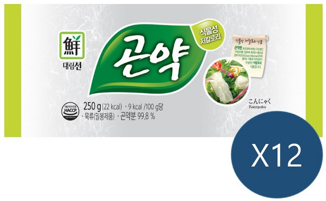 대림선 곤약 250g, 12개
