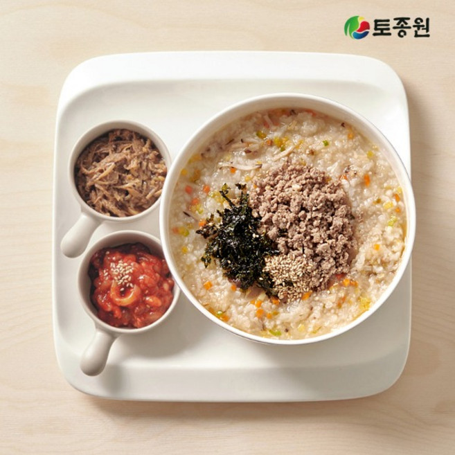 토종원 한우소고기죽 500g 4팩 간편식