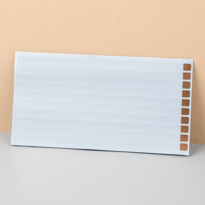 스티커(S-340)투명오픈쿠키띠, 혼합, 10장/1장에 10개씩