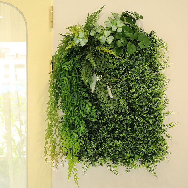 [ 잔디+지피식물 SET ]플랜트월 스마트가든 플라워월 벽조화 그린월 테라스, 1세트, A SET