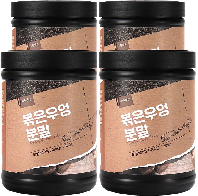 두손애약초 볶은우엉분말, 300g, 4개