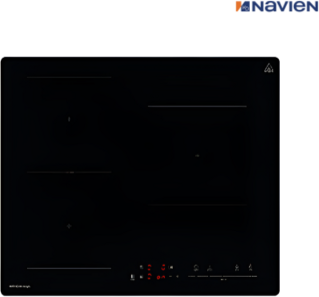 나비엔매직 인덕션 3구 전기레인지 플렉스존(560*480), 빌트인, ERI-3403AF