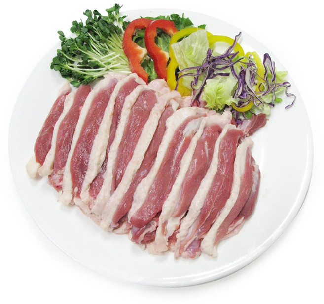 가나안 국내산 오리정육 슬라이스 생오리고기 로스, 1개, 800g