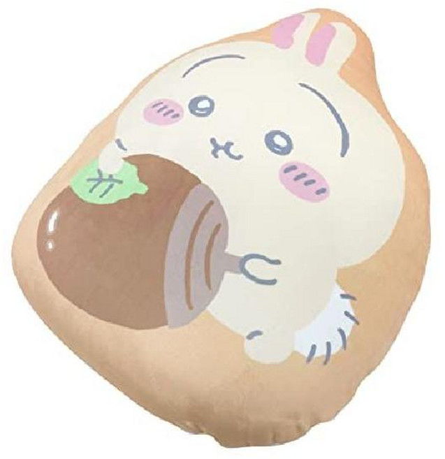 MORIPiLO 치이카와 다이컷 모찌쿠션 우사기 봉제 인형 약 30cm x 35cm, 3 우사기 브라운, 1개