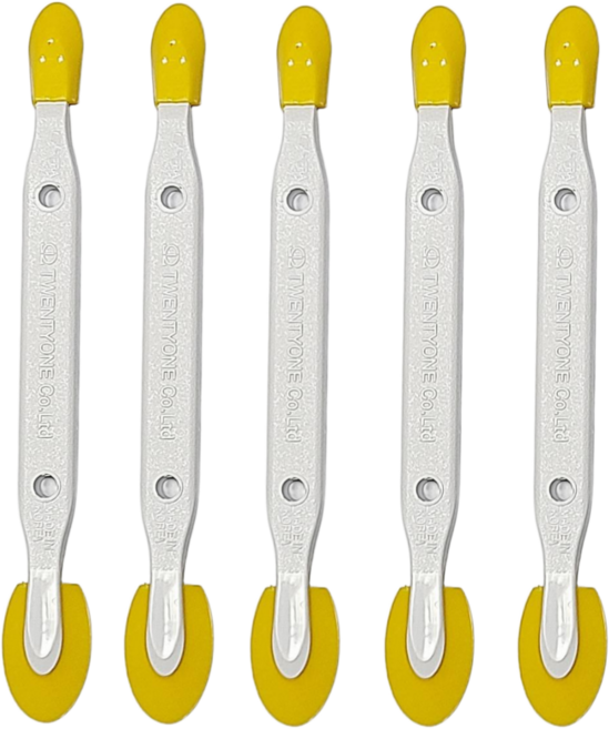 퀵마켓 실리콘 소형 양날 헤라 세트(33사이즈), 5개