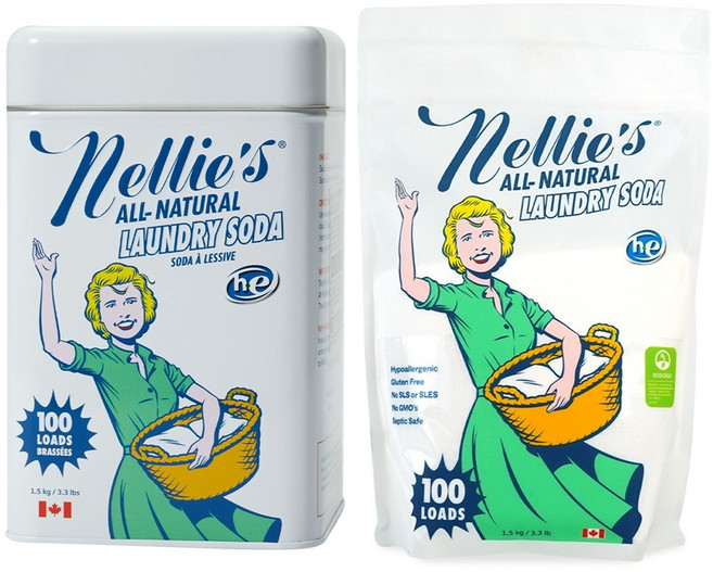 넬리 소다세제 100회 SET (100회 틴케이스 + 파우치 리필 100회), 1개, 1.5kg