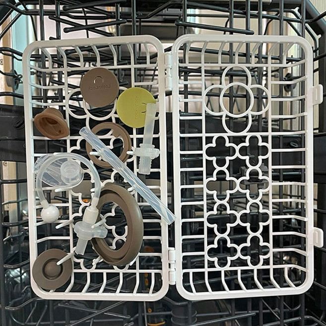 식기세척기 그릇보관함 사이 빠짐 방지 바스켓 3EA, 3개, 화이트
