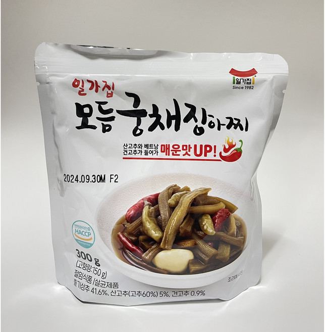 일미농수산 일가집 궁채장아찌 모듬 궁채장아찌, 6개, 300g