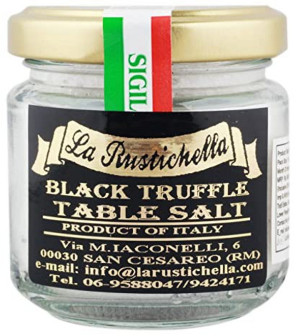 La Rustichella 樂其雅黑松露鹽 110克, 1箱, *2, 220g