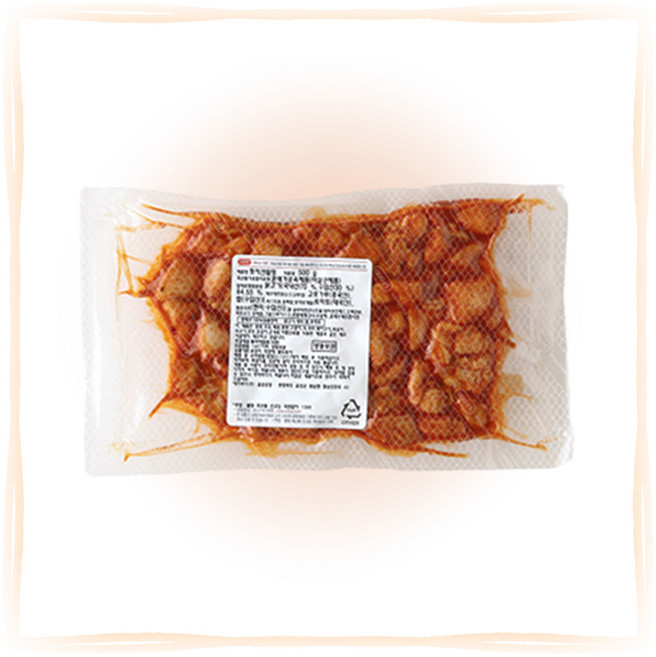 에쓰푸드 핫치킨탑핑 500g 냉동 피자 볶음밥 덮밥용 매운 치킨, 1개