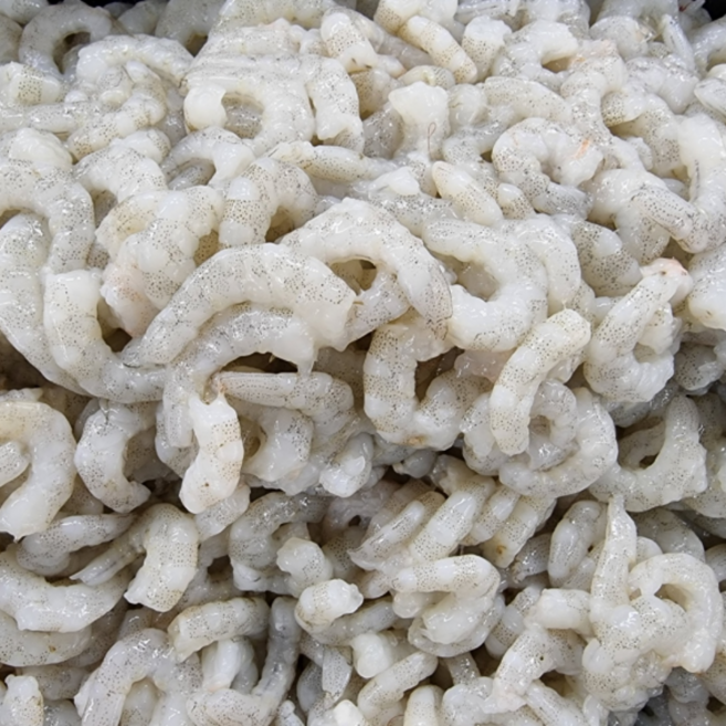 국내산 중하새우 생새우살 자연산 중하 새우 냉동 깐중하새우 1+1, 2개, 500g