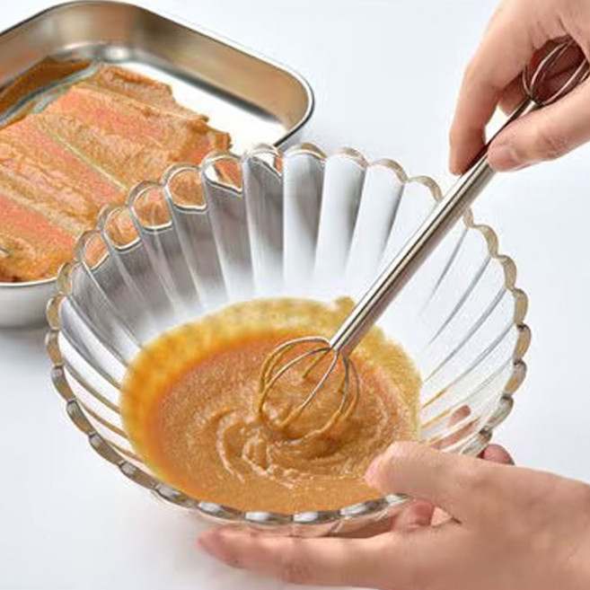 일본 옥스 된장 머들러 계란 간장 계량 거품기 LS1500, 1개, 실버