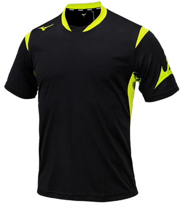 미즈노 반팔티 헬스복 운동복 게임 셔츠 19 검정연두