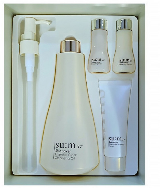 숨 스킨세이버 에센셜 클리어 클렌징오일 세트 400ml, 1세트