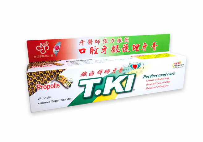 T.K.I 蜂膠牙膏, 144g, 1個
